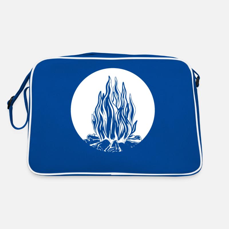Campfire Fire Fire Pit Retro Bag