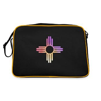 Cadeau de la nation mexicaine mexicaine - Sac Retro - noir/or - Dos