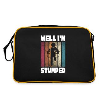 Amputation Amputation Prosthesis Gift - Retro Bag - black/gold - Back