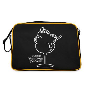 Crème glacée Crème glacée Sundae - Sac Retro - noir/or - Dos