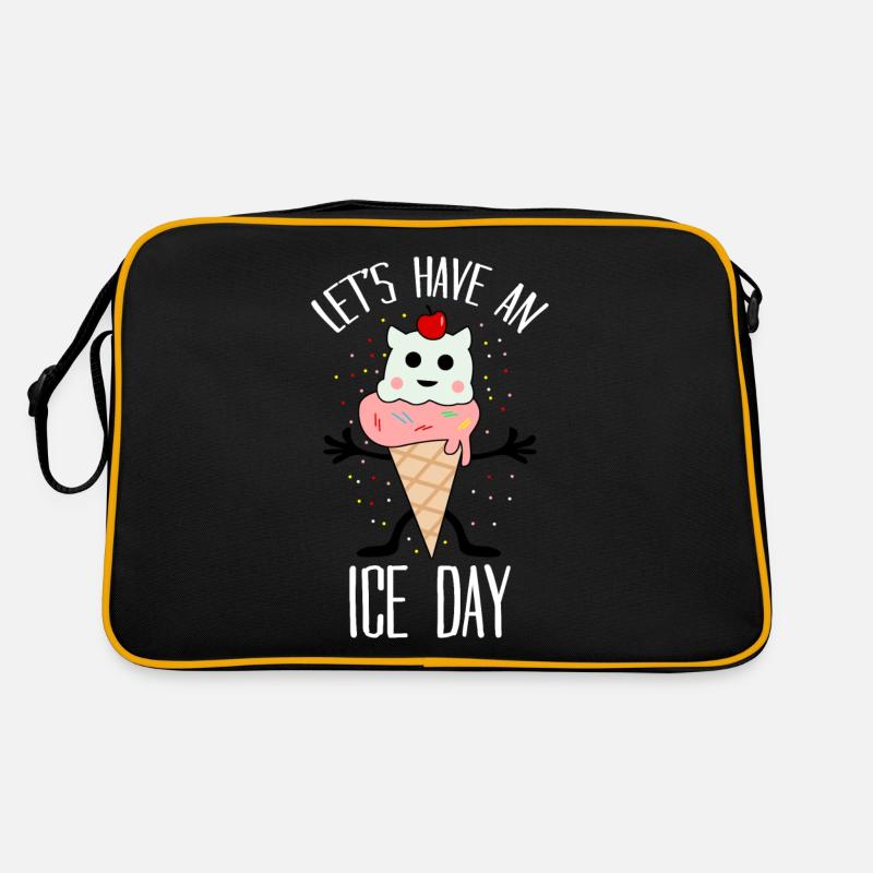 Ice Cream Nice Day Eisbecher Retro Tasche