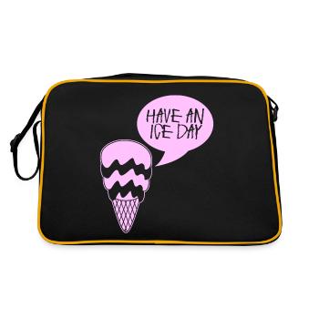Crème glacée Sundae Crème glacée - Sac Retro - noir/or - Dos