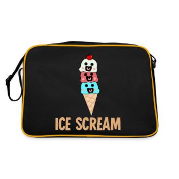 Crème glacée Crème glacée Sundae - Sac Retro - noir/or - Dos