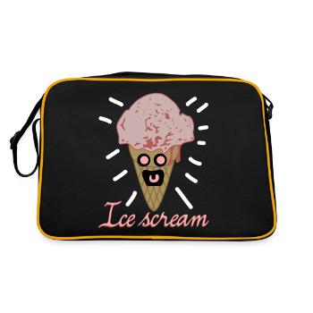 Crème glacée Crème glacée Ghost - Sac Retro - noir/or - Dos