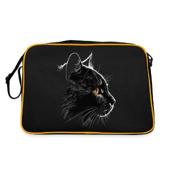 Black Cat Bombay Cat Outfit pour - Sac Retro - noir/or - Dos