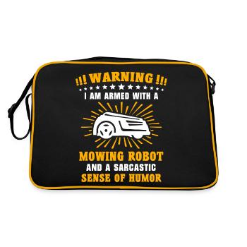 Robotic lawn mower Robot lawn mower Robotic lawn mower - Retro Bag - black/gold - Back