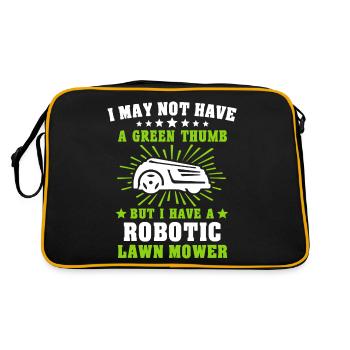 Robotic lawn mower Robotic lawn mower - Retro Bag - black/gold - Back