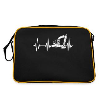 Pelle hydraulique Heartline Pilote de pelle - Sac Retro - noir/or - Dos