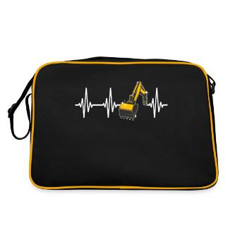 Pelle hydraulique Heartline Pilote de pelle - Sac Retro - noir/or - Dos