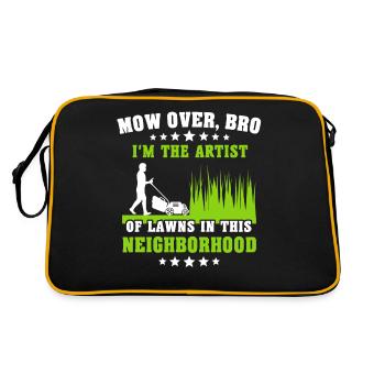 Lawn mowing Lawn mowers - Retro Bag - black/gold - Back