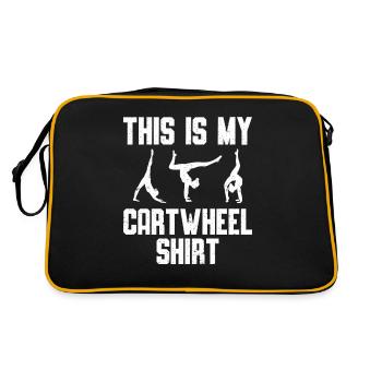 Wagon Wheel Girl Gymnastics Gift Wagon Wheels - Sac Retro - noir/or - Dos