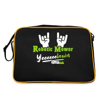 Robotic lawn mower Robotic lawn mower - Retro Bag - black/gold - Back