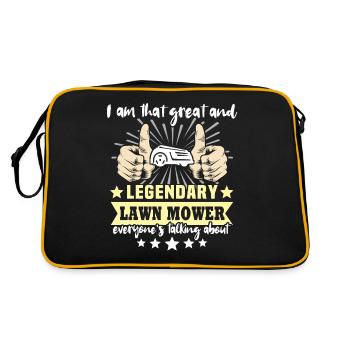 Robotic lawn mower Robotic lawn mower - Retro Bag - black/gold - Back