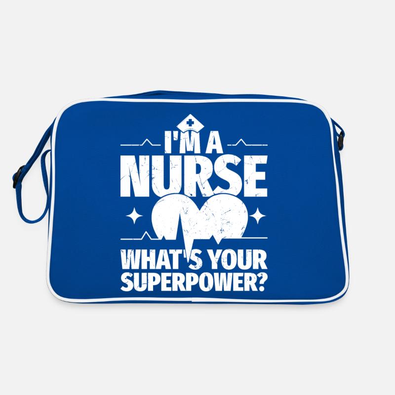 Ich bin Krankenschwester, was ist deine Retro Tasche
