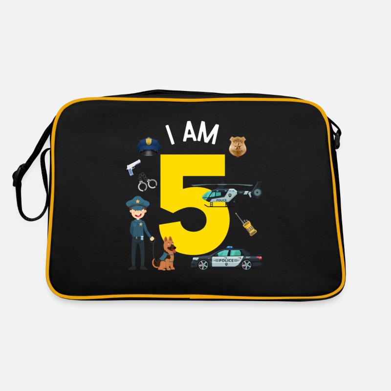 J’ai 5 ans - US Police Sac Retro