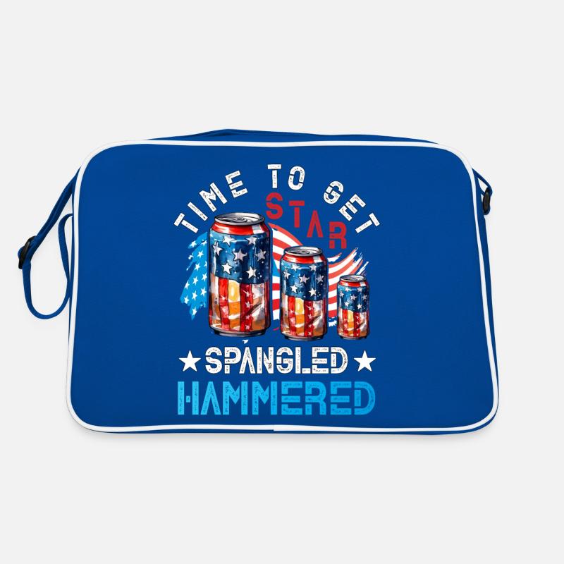 Time to get Star Spangled Hammered Retro Tasche