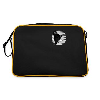 Eagle - Retro Bag - black/gold - Back