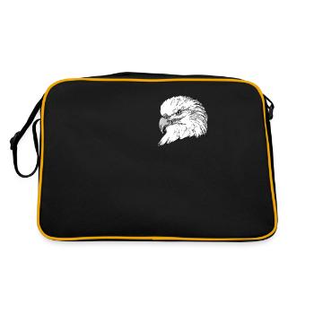 Eagle - Retro Bag - black/gold - Back