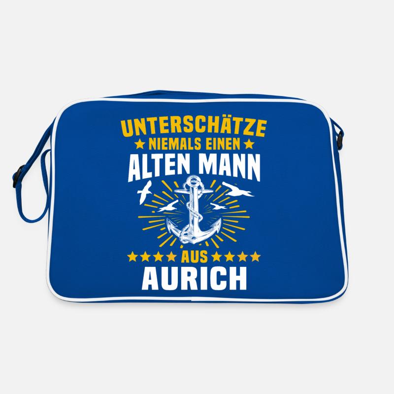 Aurich Unterschätze Auricher Mann Retro Tasche