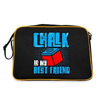 Billiards - Chalk Is My Best Friend - Retro Bag - black/gold - Back