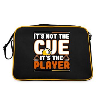 Billiards - It's Not The cue, It's The Player - Retro Bag - black/gold - Back