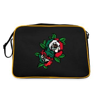 Cadeau de la nation mexicaine mexicaine - Sac Retro - noir/or - Dos