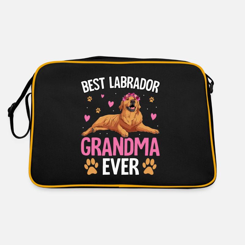 BEST LABRADOR GRANDMA EVER Retro Tasche
