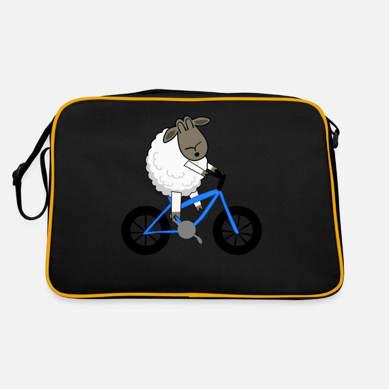 Moutons à vélo Sac Retro