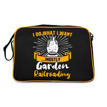 Garden Railway Garden Railway G Gauge - Retro Bag - black/gold - Back