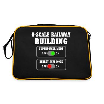 Garden Railway Garden Railway G Gauge - Retro Bag - black/gold - Back