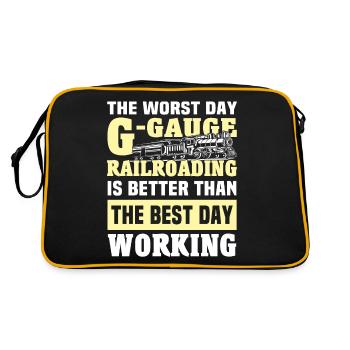 Garden Railway Garden Railway G Gauge - Retro Bag - black/gold - Back