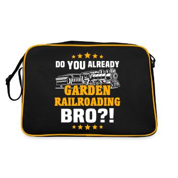 Garden Railway Garden Railway G Gauge - Retro Bag - black/gold - Back