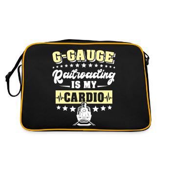 Garden Railway Garden Railway G Gauge - Retro Bag - black/gold - Back