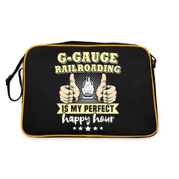 Garden Railway Garden Railway G Gauge - Retro Bag - black/gold - Back