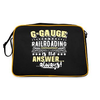 Garden Railway Garden Railway G Gauge - Retro Bag - black/gold - Back
