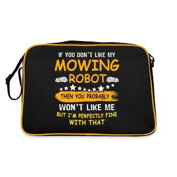 Robotic lawn mower Robotic lawn mower - Retro Bag - black/gold - Back