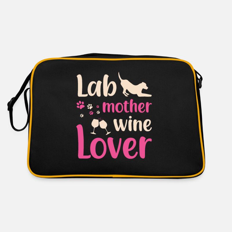 Amateur de vin de la mère de laboratoire Sac Retro