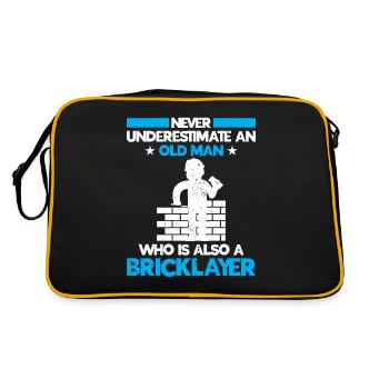 Mason Gift Profession Dire Mason - Sac Retro - noir/or - Dos