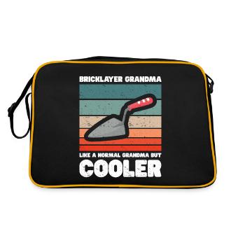 Maçon Don Profession Dire Maçon - Sac Retro - noir/or - Dos