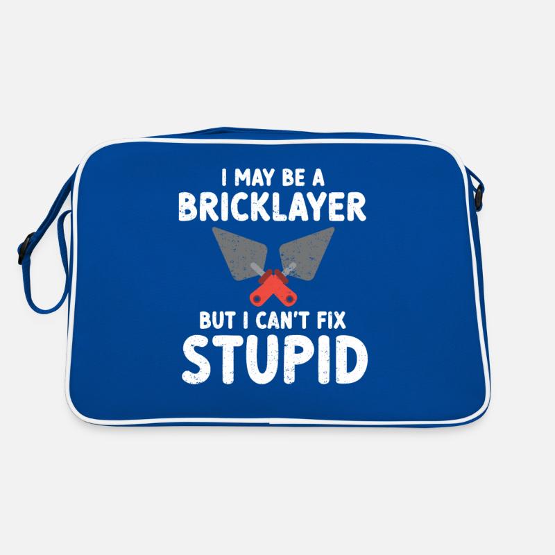 Maurer Geschenk Beruf Spruch Maurer Retro Tasche