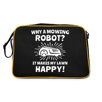 Tondeuse robot - Sac Retro - noir/or - Dos