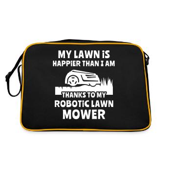 Tondeuse robot - Sac Retro - noir/or - Dos