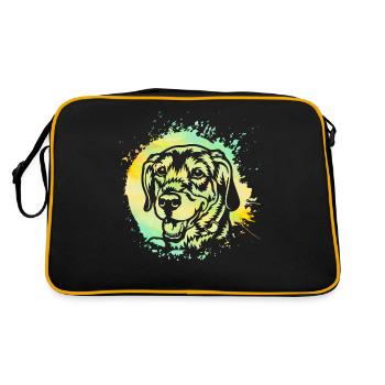 Labrador - Retro Bag - black/gold - Back
