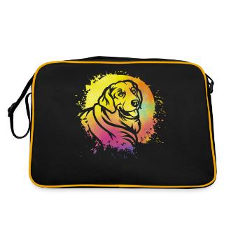 Labrador Retro - Retro Bag - black/gold - Back