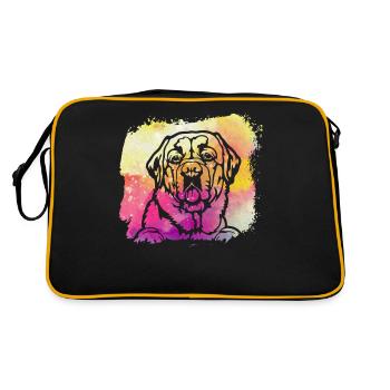 Labrador - Retro Bag - black/gold - Back