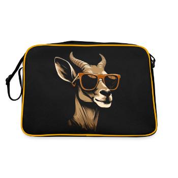 Bridgewalker Impala aus dem Seitkopfwinkel mit - Retro Tasche - Schwarz/Gold - Hinten