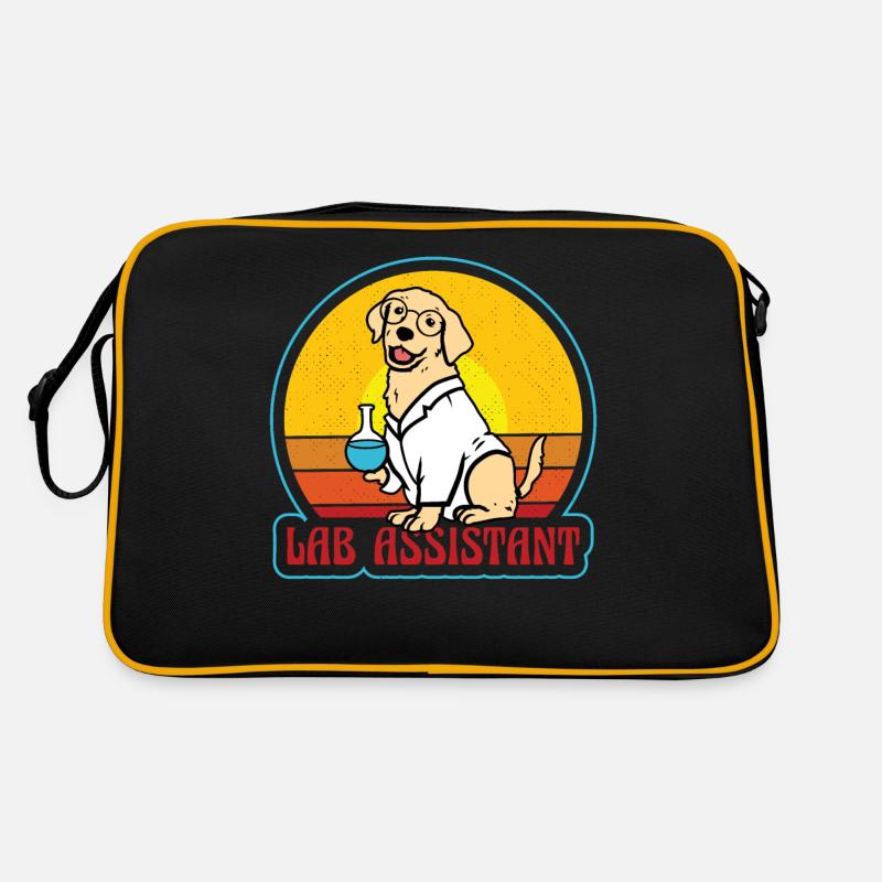 Labrador Lab Assistant Retro Tasche
