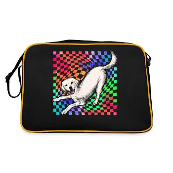 Labrador Retro - Retro Bag - black/gold - Back