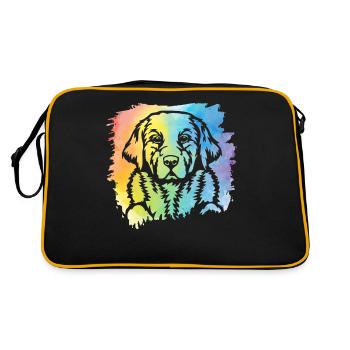 Labrador Retro - Retro Bag - black/gold - Back