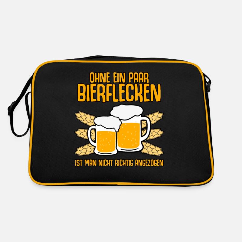 Bier Biergarten Bierfest Bierkrug Retro Tasche